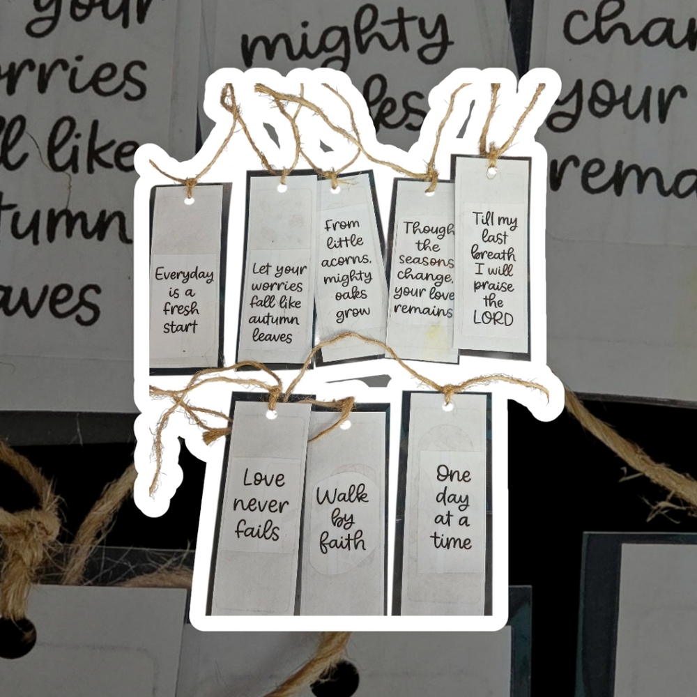 Autumn-Themed Bookmark Set - Picture 2 of 2